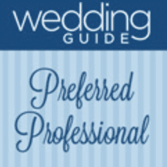 A wedding guide preferred professional badge