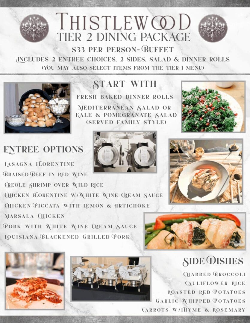 Tier 2 Entrees & Sides (1)